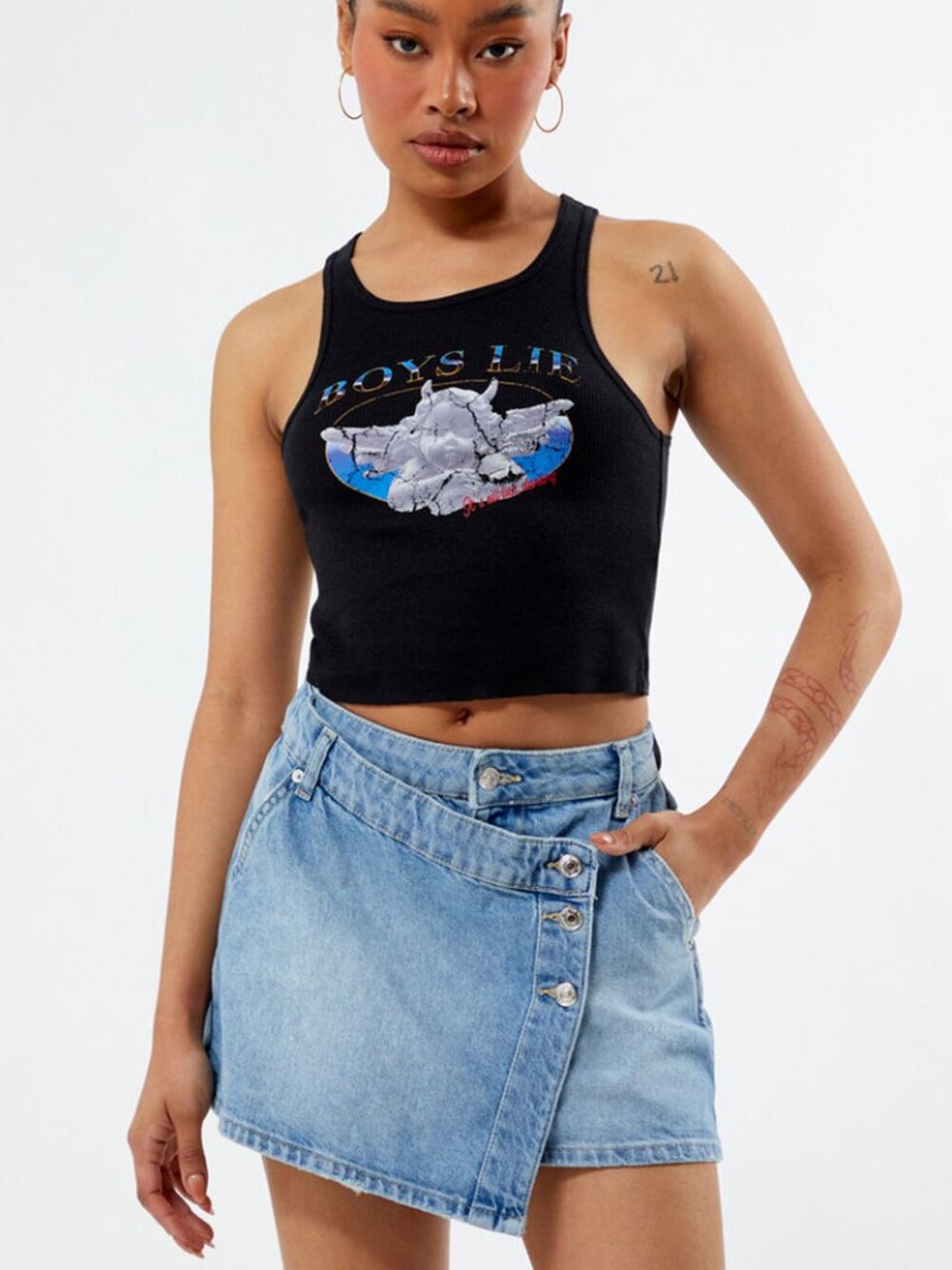 Free People Wynne Denim Skirt NWT Free People
